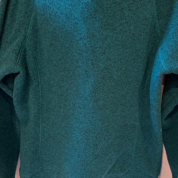 THE NORTH FACE 1/2  ZIP PULLOVER teal size Small EUC hoodie fall jacket coat - Picture 5 of 6